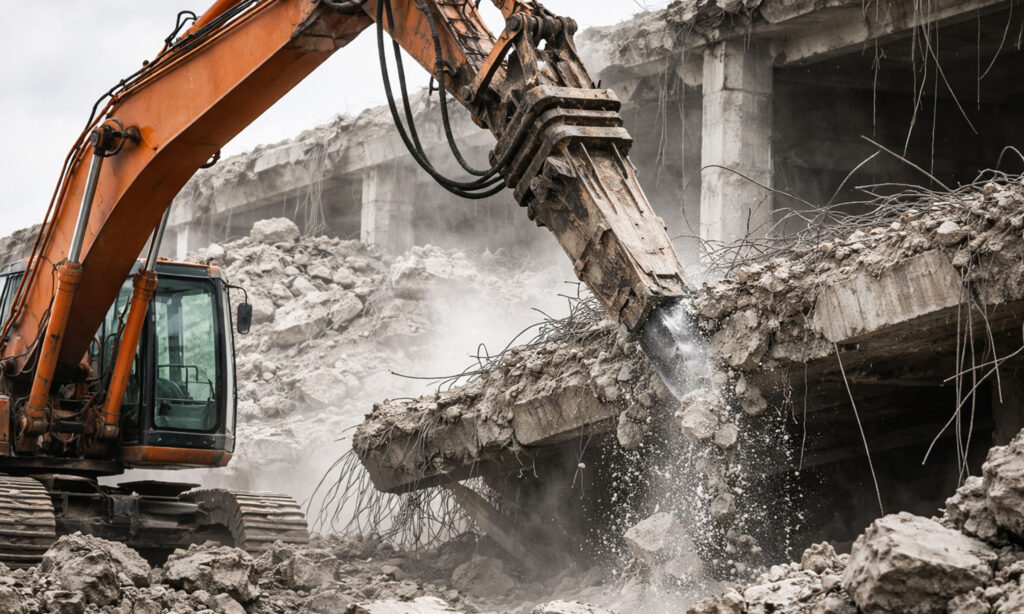 Mantenimiento de martillo hidráulico